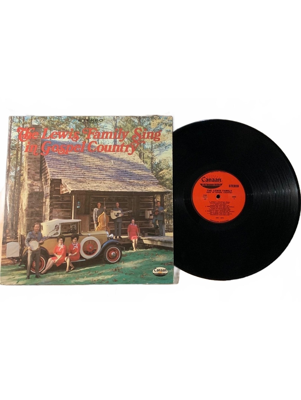 The Lewis Family Sing in Gospel Country Vinyl LP Record Gospel Music at Its Best